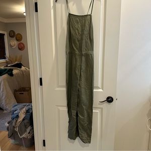 Green jumpsuit